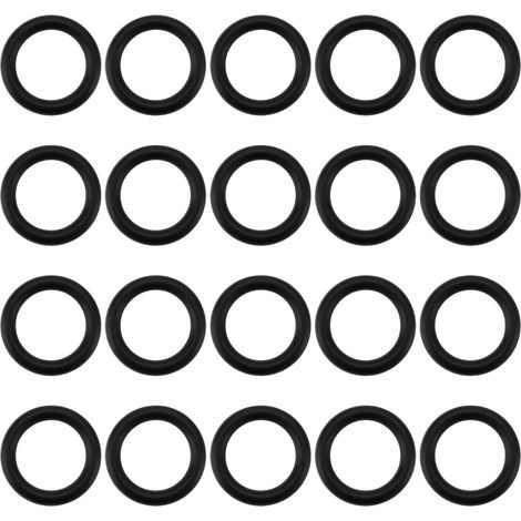 Joints de Climatisation pour Voiture 20 Pièces 4E0260749A Compatible avec Audi A1/S1-8X 2011-2014 16 X 11 X 2,5 Mm Noir (1/5)
