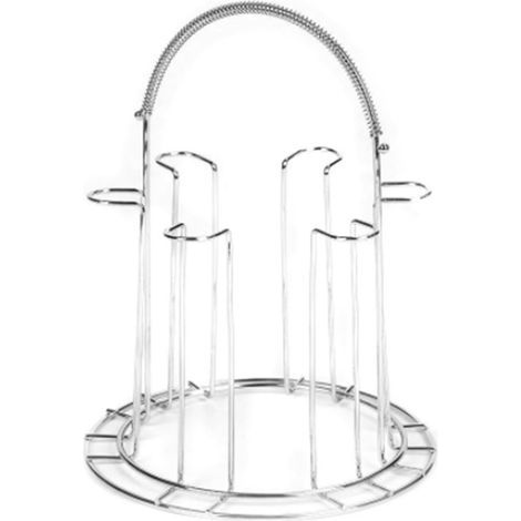 Porte-verres en acier inoxydable pour usage domestique, idéal pour les fêtes et le rangement. (1/5)