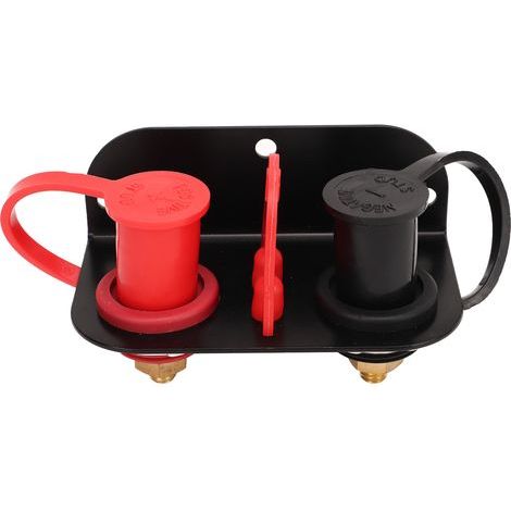SUNXURY Bornes de batterie à distance de voiture M10x2, Kit de relocalisation de saut de batterie, outil de charge pour UTV ATV camions RV tracteur tondeuse bateau (1/5)