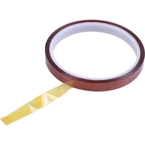 Ruban adhésif Kapton haute température résistant à la chaleur, largeur 10 mm (1/5)