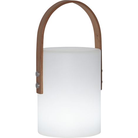 LED Akku-Leuchte ,Lucie', mit Henkel, kabellos, weiß und warmweiß, 34cm (1/5)