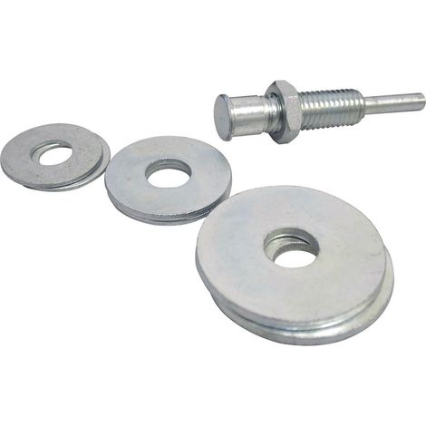 Boulon fileté CALFLEX avec trois paires de rondelles et tige de 8 mm