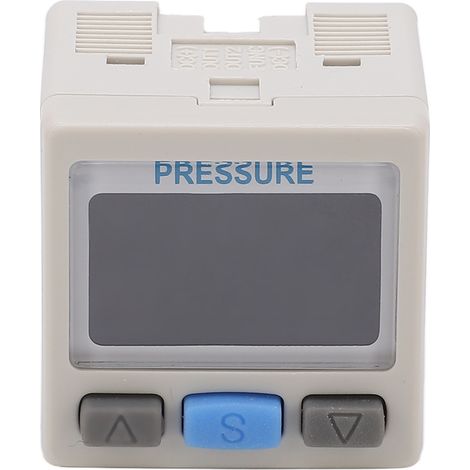 Digitales Manometer, stoßfeste Digitalanzeige mit Druckminderer, LCD-Display 0 bis -101 kPa, 12–24 V DC, hohe Genauigkeit (1/5)