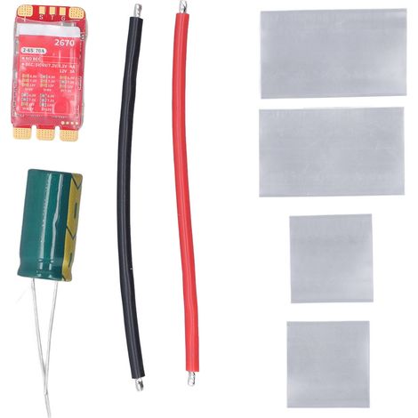 Contrôleur de vitesse électrique sans balais 70A, micrologiciel AM32 2 à 6S, carte ESC alimentée par Lipo, prise en charge de la fréquence PWM 128KHz (1/5)