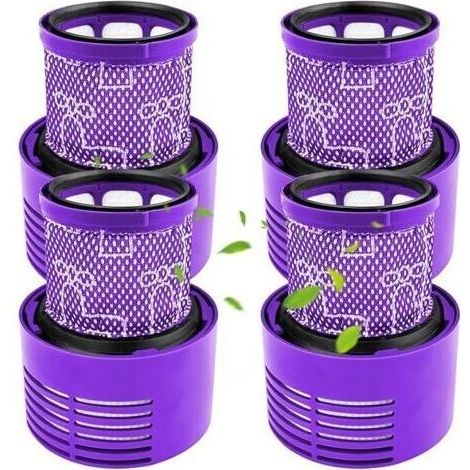 4er-Pack Filter kompatibel mit Dyson V10, Staubsaugerzubehör, Zyklon-Ersatzteil für waschbare Staubsauger, Total Clean (1/4)