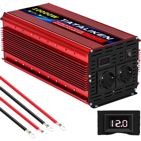Onduleur, puissance nominale de 1000W, certifié CE, 12V10000W 50HZEU (1/2)