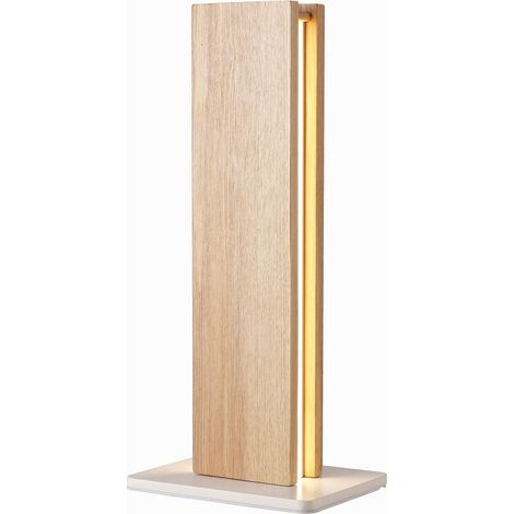 LAMPARA DE MESA MADERA 15W 3000K (1/3)