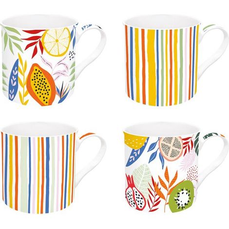 4er Set Tassen 30 cl - Tutti Frutti - Easy Life