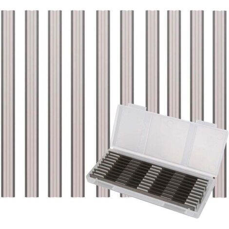 Set di 10 lame per pialla elettrica, 82x5,5x1,1 mm, compatibili con pialle Makita, Black & Decker, Bosch, DeWalt ed Elu.