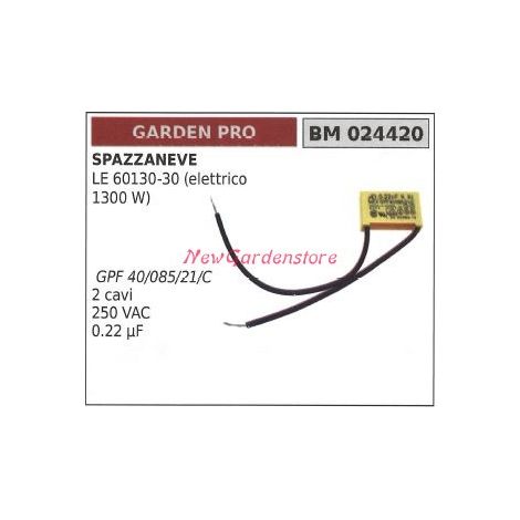 Condensador GARDEN PRO lanzanieves LE 60130-30 eléctrico 1300W 024420