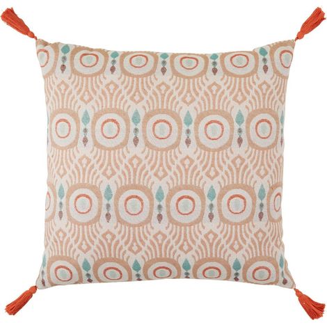 Coussin Ikat jacquard 50x50cm - Atmosphera créateur d'intérieur (1/5)