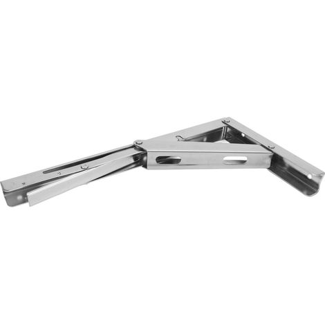30,5 cm (12 Zoll) Wandhalterung mit einer Tragfähigkeit von 150 kg (330 Pfund), um 90 Grad klappbar, aus Edelstahl, für Zuhause, Boote und Freizeitfahrzeuge. (1/5)