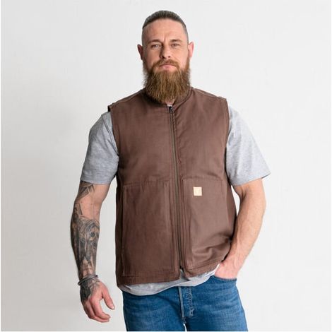 Gilet matelassé STIER Heavy Work bci coton XL marron (1/5)