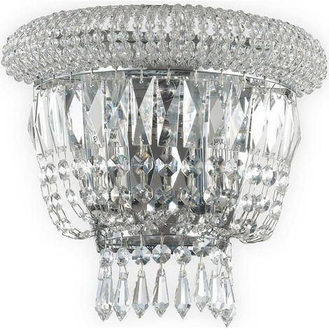 Ideal Lux Dubai - Applique murale à 2 ampoules Chrome, E14 (1/2)