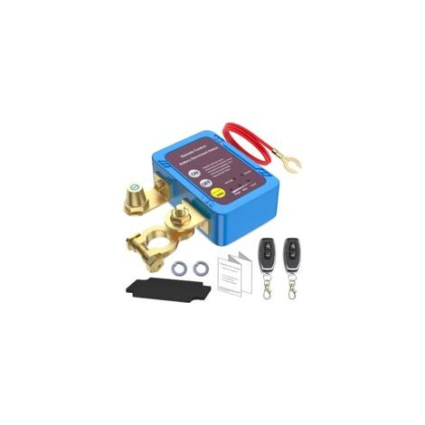 Coupe-circuit batterie 12V 240A,coupe-circuit de batterie antivol pour voiture, interrupteur de déconnexion de batterie à distance, interrupteur d'arrêt automatique pour voiture,bateau,RV,ATV,camion