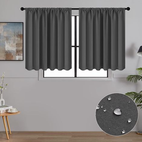 2 Pièces Rideau, Occultant, Thermique, Imperméable, Passe Tringle, Cuisine Chambre (1/5)