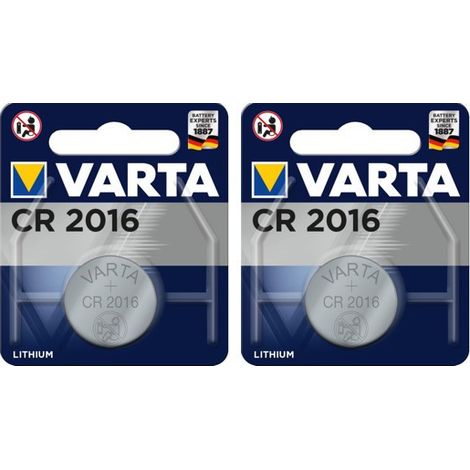 .Varta CR 2016 3V au lithium.