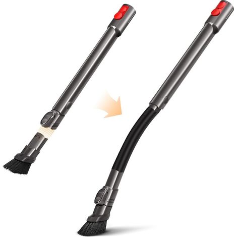 Accessoire pour suceur plat extensible compatible avec Dyson V15 V12 V11 V10 V8 V7 Gen5, brosse pour aspirateur domestique et voiture, pièces de rechange à démontage rapide n° 971433-01 (1/5)
