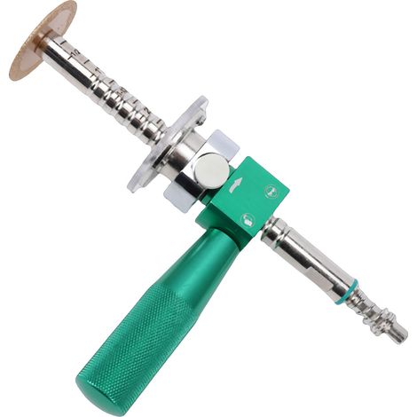 Outil coupe tuyau intérieur 6-105mm kit ajustable tronçonneuse paroi interne tube tige 1/4 pouce perçeuse électrique sans fil mandrin vert (1/5)
