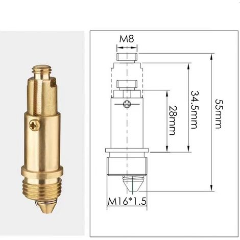 Lot De 2 Bondes À Ressort en Laiton pour Bonde De Baignoire Pop Up Click Clack,pour Bonde Clic Clac pour Lavabo,Remplacement De Qualité pour Évier (1/4)