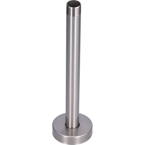 Barre de douche NPT 20mm, bras de pommeau 8 pouces, rallonge encastrée murale pour salle de bain et hôtel, finition brossée (1/5)