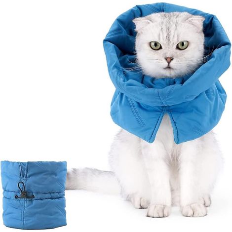 m-collier, Rglable Pliable Anti-lchage Anti-morsure Collier De Rcupration Aprs La Chirurgie Pour Chatons (1/5)
