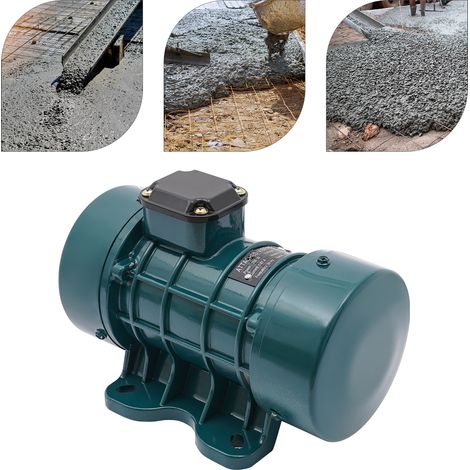 YISSALE - Elektrischer Betonvibrationsmotor, 250W 2840rpm Betonrüttler, 150kg Rüttelkraft, 220V 50Hz 0,67A, EU-Stecker, Aluminium, für Straßen, Brücken, Zäune, Zement, Wasserkraftwerke, Bauprojekte (1/5)