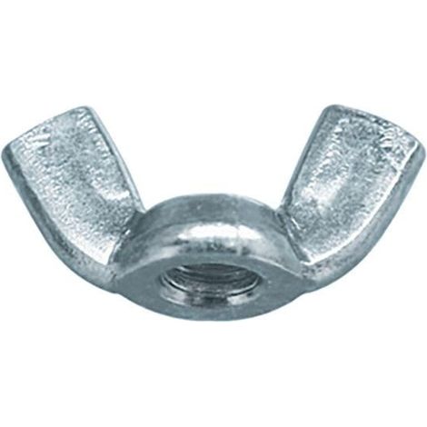 Écrou à Oreilles M6-1.00 - DIN 315 - Fixation Universelle pour Applications Auto, Moto, Industrielles ou Bricolage - Réf. 760 - Sachet de 15