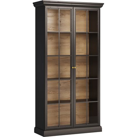 Credenza 2 ante Toja marrone antracite 200cm