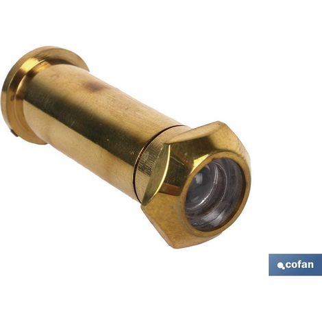 Türspion aus Messing 12 x 35 mm