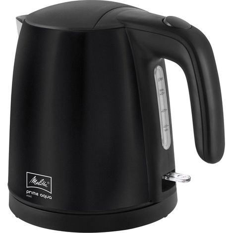 Hervidor de Agua Melitta Prime Aqua Mini 1018-04 1 Litro Libre de BPA Auto Off Elemento Calefactor