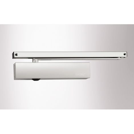 GEZE Türschließer TS 5000 Set inkl Montagepl. u. Gleitsch., weiß