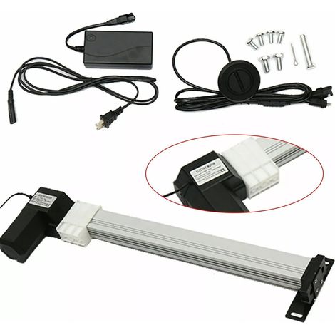 Linearantrieb 24V DC Linearmotor Linear Actuator 330mm Hub Elektromotor,Stromliege Motoraktuator Hubmotor für elektrischen Antrieb Liftmechanismus 6000N Schubkraft geeignet mit IP20 Schutzklasse (1/5)