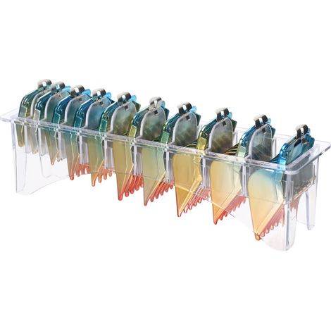Lot de 10 sabots de guidage de 1,5 mm à 25 mm pour tondeuse à cheveux électrique Wahl.