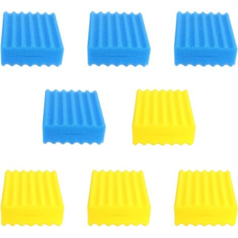 QORVA-CBF-350B d'éponges filtrantes de Rechange compatibles avec Filtre de Bassin Filtre de Bassin éponge de Filtre de Bassin Filtres pour bassins d'agrément