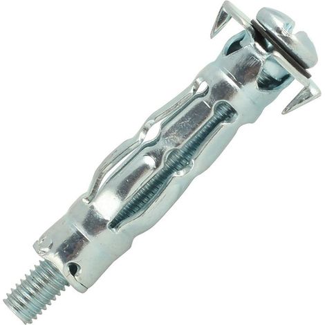 SCELL-IT Taco de pared Spyder - Acero cincado - M6x37 - Espesor 4-13 - Taladro de 12 mm - 8E-MT (1/2)
