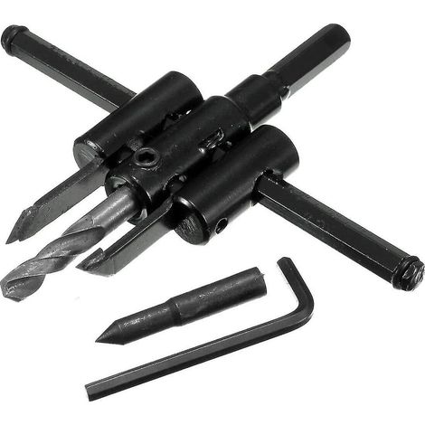 1 mèche extensible 30-200 mm, mèche à bois réglable professionnelle pour le travail du bois et les scies (1/4)