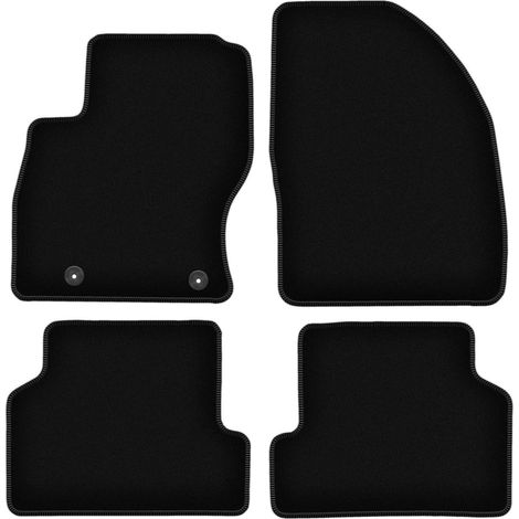 BASIC schwarze Veloursmatten für: Ford Focus MK2 Kombi, Limousine, Fließheck (2004-2011) (1/5)