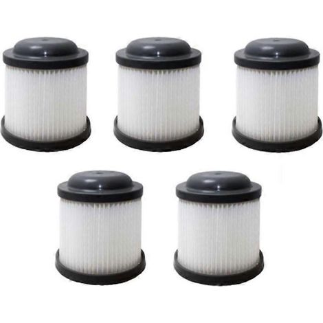 Lot de 5 filtres HEPA VF90 compatibles avec les aspirateurs (éléments filtrants PVF110 et PHV1210). (1/5)