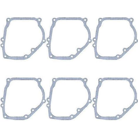 Lot de 6 joints d'embase de carter compatibles avec les moteurs essence 4 temps Honda GX160, GX200, 168F et 170F (5,5 et 6,5 ch). Remplace la référence 11381-ZH-801. (1/2)
