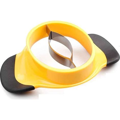 Trancheur à Mangue en Acier Inoxydable Mangue Coucoupe en Caoutchouc Non glissé Poignées de Corner Peeler Mango Peel Couteau Cuisine Accessoires de Cuisine (1/5)