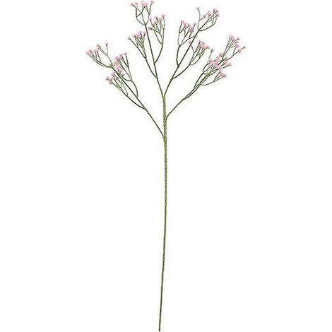 Fleurs artificielles en gypsophile pour vase et bouteille, bouquet de mariage factice en plastique pour la maisonrose clair (1/5)