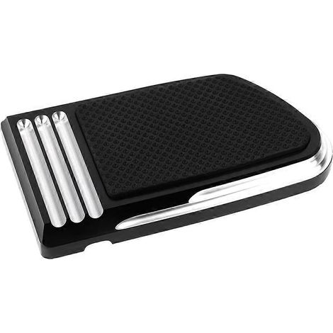 Funda protectora para el pedal del freno delantero de motocicleta Harley Softail Street Bob Fat Bob FXDF FXFBS FXDB 2018-2025, color blanco y negro. (1/5)