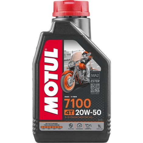 Olio motore MOTUL 7100 4T 20W50 1L MA2 (nuovo)
