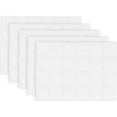 Lot de 5 pains de glace réutilisables en PET, absorption automatique d'eau, chauds et froids, couvertures de glace flexibles pour le transport, la congélation des aliments et le maintien au frais des 
