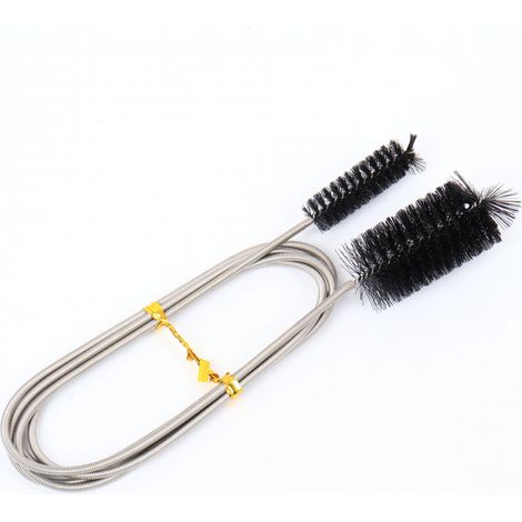 1 piece black (1.55 m) – flexible supply pipe cleaning brush – pipe cleaning tool (1/4)
