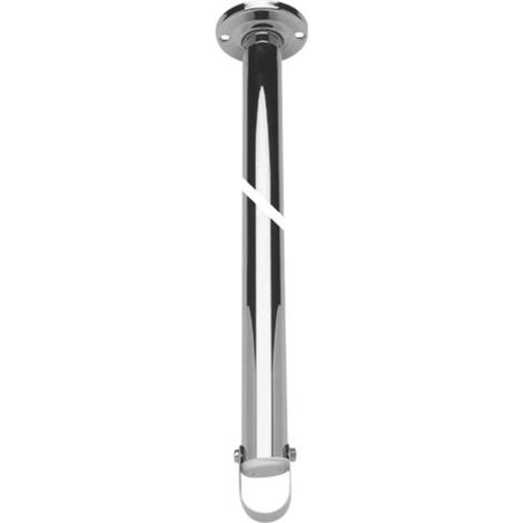 ASW Serie 1000 Deckenstütze 103642 400 mm, d= 25mm, zu Brausevorhangstangen, Messing verchromt (1/2)