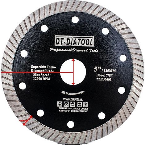 Lame de scie circulaire, 5 PCS, design super fin, 125mm, 5PCS (1/2)