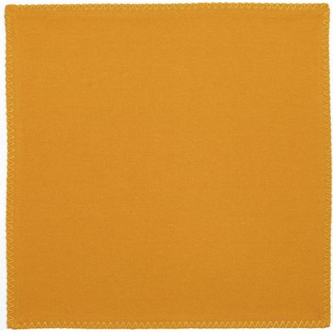 Lot de 2 Serviettes de Table Écoresponsables en Coton Recyclé Tournesol 41 x 41 cm - PANGIVO (1/2)