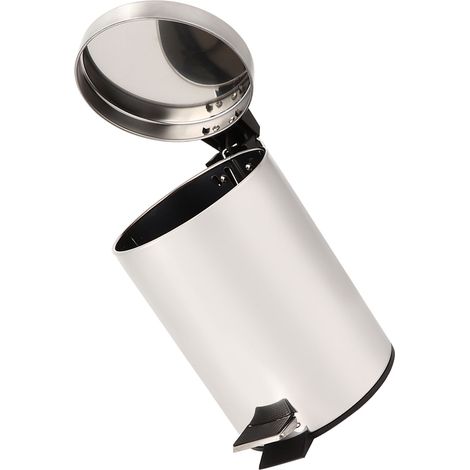 Poubelle à pédale en acier inoxydable de 3 litres pour usage domestique (1/5)